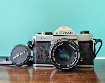 Pentax K1000 SMC Pentax M 50mm f2 - Fully Working
