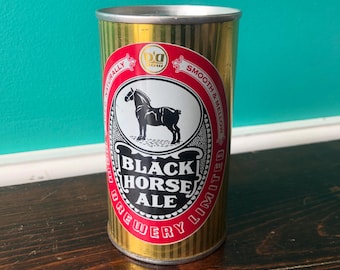 Black Horse Ale Dow Brewery 1960's Empty Beer Can. Canada.