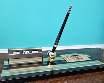 NOS Desk Set, Dynasty, Japan