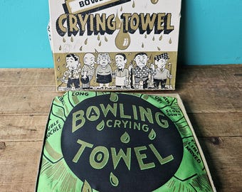 NOS Novelty Bowlers Crying Towel with box