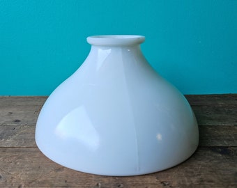 Vintage White Glass Lamp Shade 2 1/4"