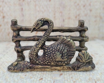 Vintage Brass Letter Holder