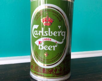 Carlsberg Lager Carling O'Keefe Limited 1970's Empty Beer Can. Canada.