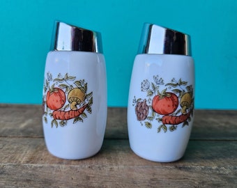 Vintage Milchglas Van Pak Salz und Pfefferstreuer Set Kanada