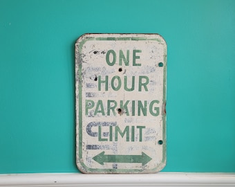 Vintage Street Parking Sign