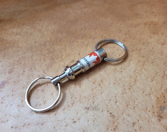 1980s Petro-Canada Key Chain and Key holder