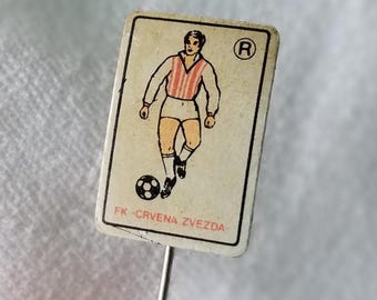 FK Crvena Zvezda Football Club Vintage Stick Pin. Yugoslavia/Serbia.