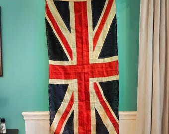 WW2 Syco Era Union Jack Flag/Wall Hanging. 1930s-1940s. Canada.