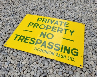 Private Property Dominion Sash Ltd. Streetsville Ontario