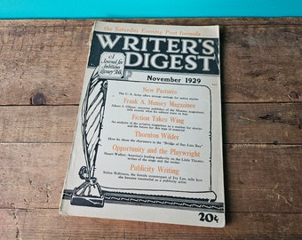Writer's Digest November 1929