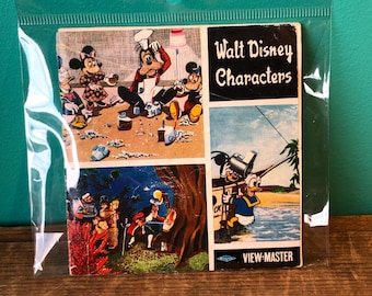 Vintage View-Master Walt Disney Characters, Sawyer's Inc, Packet No. B523