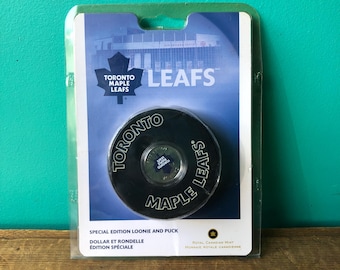 Toronto Maple Leafs Special Edition Loonie and Puck