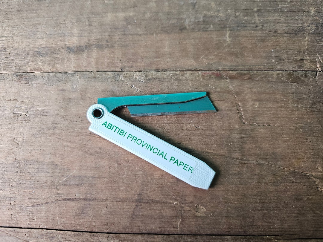 Mini Craft Razor Miniature Pocket Folding Razor Utility Knife Abitibi Provincial - Etsy