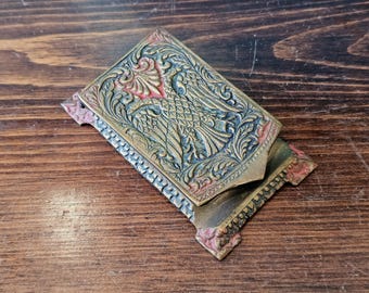 Antique Brass Desk Set. 1800's. Made in Russia.