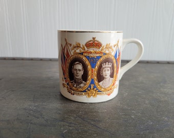 1937 Coronation Commemorative Cup Made in England
