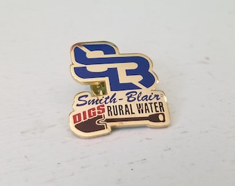 Smith-Blair Inc., Vintage Rural Water Metal Enamel Pin, U.S.A.