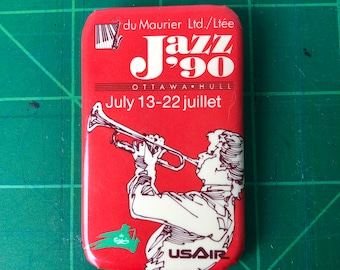 1990 Jazz Festival Ottawa Pin Sponsored by Carlsberg