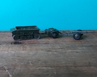 Dinky Toys 162, 18 Pounder Quick Firing Field Gun Unit, Produced 1939 - 1954, Made in England