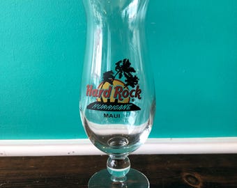 Hard Rock Cafe Maui Hurricane Glass