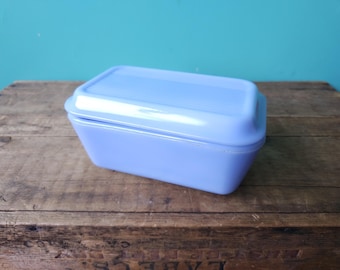 Pyrex 502 Blue Delphite Fridge Dish With Lid - Canada