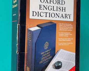 縮刷版 OED オックスフォード英語辞典 拡大鏡・ユーザーガイド付き 縮刷版 OED オックスフォード英語辞典 拡大鏡・ユーザーガイド
