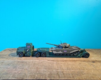 Corgi Toys Gift Set 10, Centurion Tank and Transporter, Produced 1973 - 1978, Made in Great Britain
