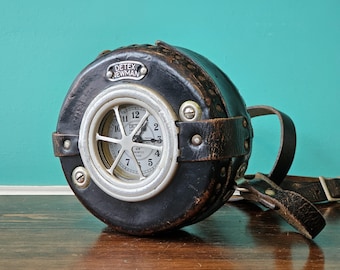 Detex Newman Silver Spoke Night Watchman Clock. USA.