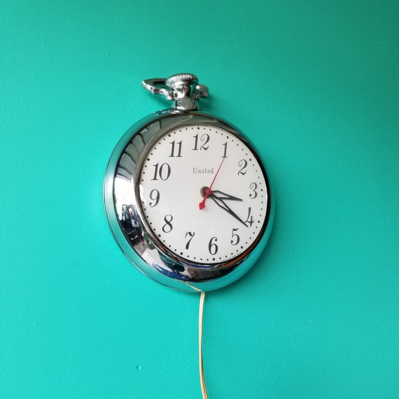 United Electric Wall Clock Etsy