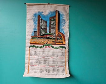 Toronto City Hall 1972 Wall Calendar