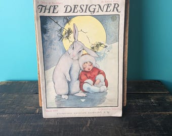 March 1919 The Designer Magazine, Vintage Fashion Magazine, 16" x 11"