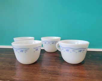 Pyrex - Morning Blue - Set of Four Mugs