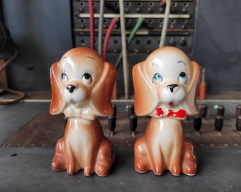 Hound Dog Salt and Pepper Shakers