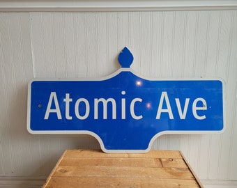 Atomic Avenue Decommissioned Etobicoke Street Sign