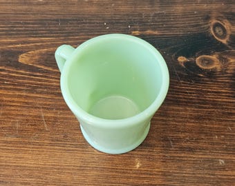 1950s Fire King D Handle Jadeite Mug - E