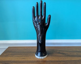 1990s Industrial Glove Mold, HCT Made in Germany, Size 7 1/2, 13" Long