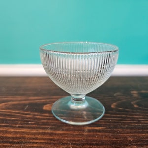 Dominion Glass Saguenay Muster Sherbet / Dessert Footed Cup
