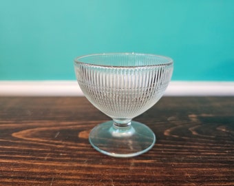 Dominion Glass Saguenay Pattern Sherbet/Dessert Footed Cup