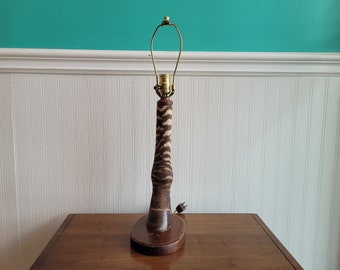Vintage Zebra Lamp
