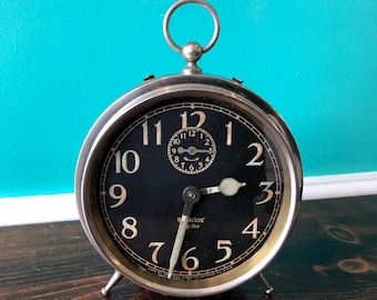 Westclox Big Ben 1920's Mechanical Alarm Clock. USA.