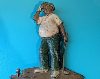 Sexton Novelty Tin Sweaty Golfer Wall Decor, 1967