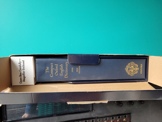 The Compact Oxford English Dictionary - Etsy The Compact Oxford English Dictionary - Etsy
