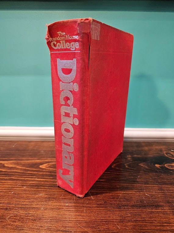 1975 the Random House College Dictionary Unabridged USA - Etsy