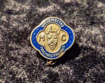 Vintage McMaster University Latin Pin