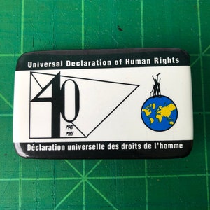 1980s Universal Declaration of Human Rights 1948-1988 - Etsy