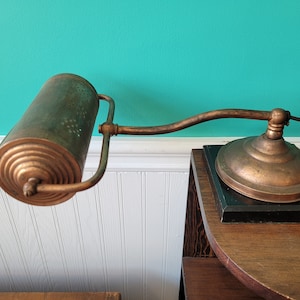 Antique Dale Co. Brass Piano Lamp