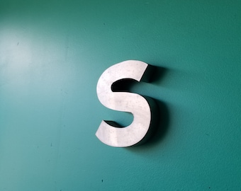 Metal Signage Letter S