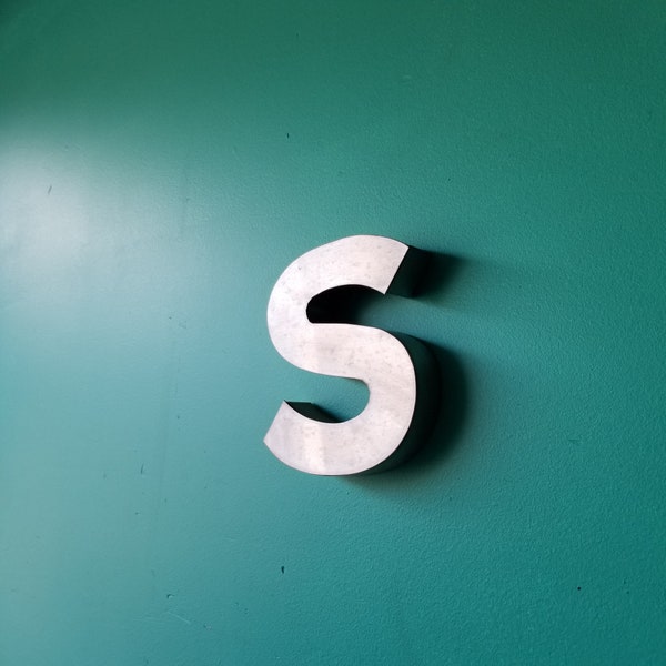 Metal Signage Letter S