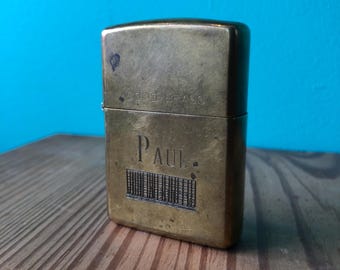 1992 Zippo, Bradford, PA, USA. Solid Brass, Paul