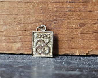 Vintage Expo '86 Pendant/Bracelet Charm