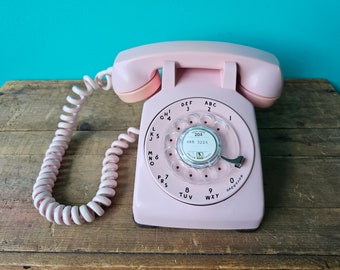 Bubble Gum Pink Northern Electric Rotary Phone